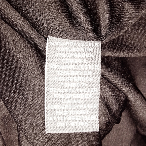 Black/Cream Striped Donna Ricco Dress - Picture 10 of 10